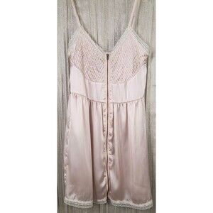 Vintage Urban Behavior Rebel Y2K Pink Lace Slip Dress M Balletcore Coquette